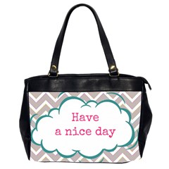 Have A Nice Day Office Handbags (2 Sides) 