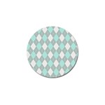 Plaid pattern Golf Ball Marker (10 pack) Front