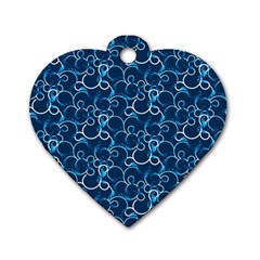 Plaid Pattern Dog Tag Heart (two Sides) by Valentinaart