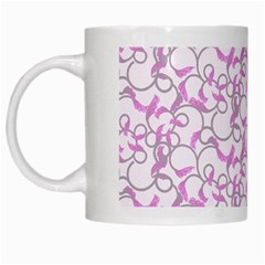 Plaid Pattern White Mugs by Valentinaart