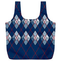 Diamonds And Lasers Argyle  Full Print Recycle Bags (l) 