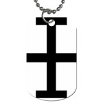 Cross Potent Dog Tag (One Side) Front