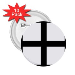 Cross Potent  2 25  Buttons (10 Pack)  by abbeyz71