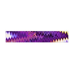 Purple And Yellow Zig Zag Flano Scarf (Mini)