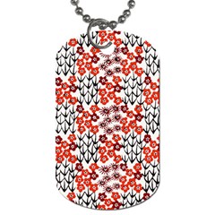 Simple Japanese Patterns Dog Tag (One Side)