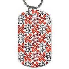 Simple Japanese Patterns Dog Tag (Two Sides)