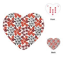 Simple Japanese Patterns Playing Cards (Heart) 