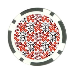 Simple Japanese Patterns Poker Chip Card Guard