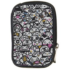 Alien Crowd Pattern Compact Camera Cases