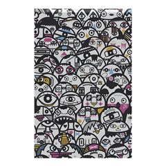 Alien Crowd Pattern Shower Curtain 48  x 72  (Small) 