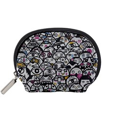 Alien Crowd Pattern Accessory Pouches (Small) 