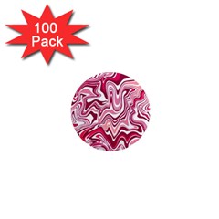 Pink Marble Pattern 1  Mini Magnets (100 pack) 