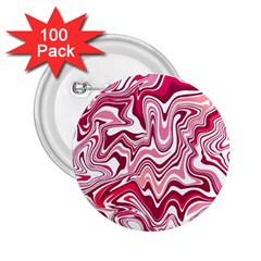 Pink Marble Pattern 2.25  Buttons (100 pack) 