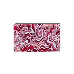 Pink Marble Pattern Cosmetic Bag (Small) 