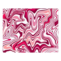 Pink Marble Pattern Double Sided Flano Blanket (Large) 