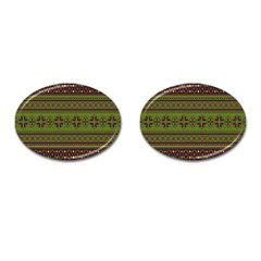 Pattern Cufflinks (oval) by Valentinaart