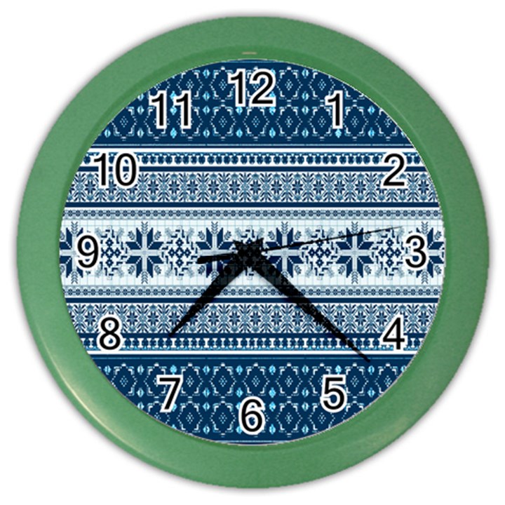 Pattern Color Wall Clocks