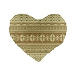 Pattern Standard 16  Premium Heart Shape Cushions Front