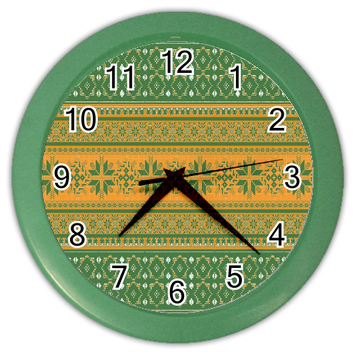 Pattern Color Wall Clocks