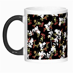 Dark Chinoiserie Floral Collage Pattern Morph Mugs by dflcprints
