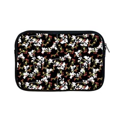 Dark Chinoiserie Floral Collage Pattern Apple Ipad Mini Zipper Cases by dflcprints