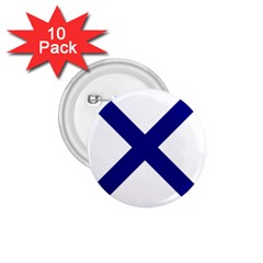 Saint Andrew s Cross 1 75  Buttons (10 Pack) by abbeyz71