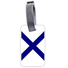 Saint Andrew s Cross Luggage Tags (one Side)  by abbeyz71