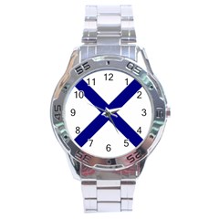 Saint Andrew s Cross Stainless Steel Analogue Watch by abbeyz71