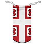 Serbian Cross Shield Jewelry Bag Front