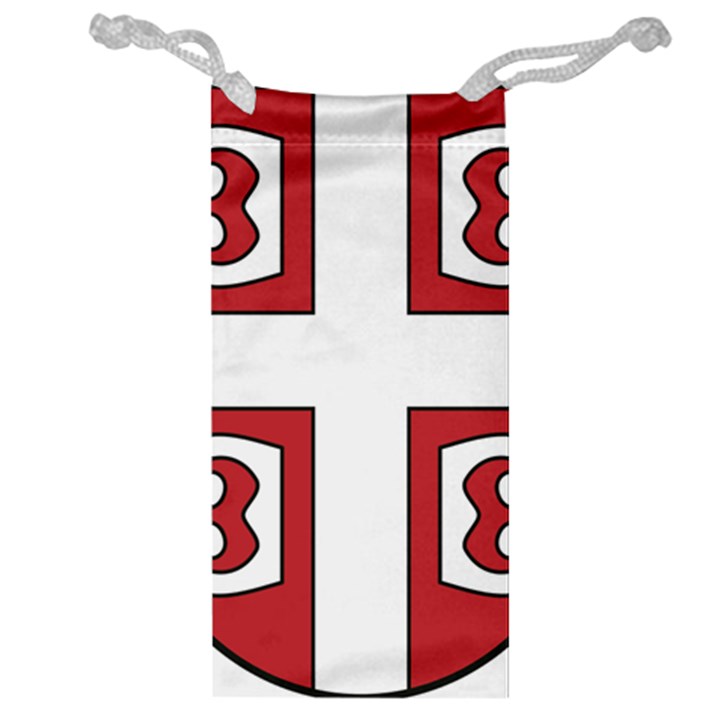 Serbian Cross Shield Jewelry Bag