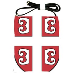Serbian Cross Shield Shoulder Sling Bags by abbeyz71