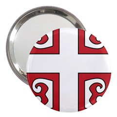 Serbian Cross Shield 3  Handbag Mirrors by abbeyz71