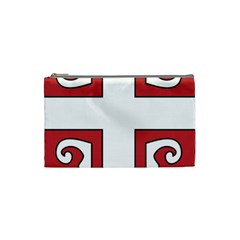 Serbian Cross Shield Cosmetic Bag (small)  by abbeyz71