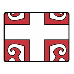 Serbian Cross Shield Fleece Blanket (small) by abbeyz71