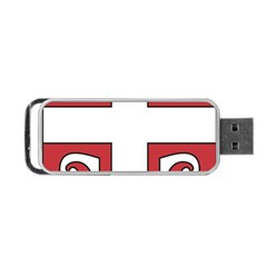 Serbian Cross Shield Portable Usb Flash (two Sides) by abbeyz71