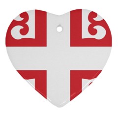 Serbian Cross  Ornament (heart) by abbeyz71