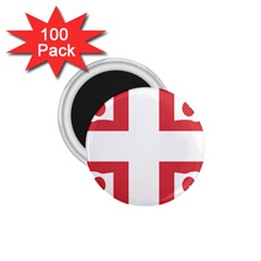 Serbian Cross  1 75  Magnets (100 Pack)  by abbeyz71