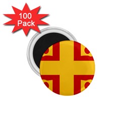 Byzantine Imperial Flag, 14th Century 1 75  Magnets (100 Pack)  by abbeyz71
