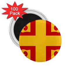 Byzantine Imperial Flag, 14th Century 2 25  Magnets (100 Pack)  by abbeyz71