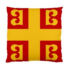 Byzantine Imperial Flag, 14th Century Standard Cushion Case (two Sides) by abbeyz71