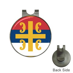 Flag Of The Serbian Orthodox Church Hat Clips With Golf Markers by abbeyz71