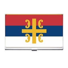 Flag Of The Serbian Orthodox Church Business Card Holders by abbeyz71