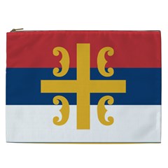 Flag Of The Serbian Orthodox Church Cosmetic Bag (xxl)  by abbeyz71