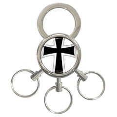 Cross Of The Teutonic Order 3-ring Key Chains by abbeyz71