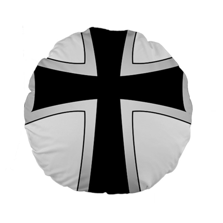 Cross of the Teutonic Order Standard 15  Premium Round Cushions