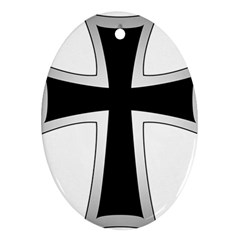 Cross Of The Teutonic Order Ornament (oval) by abbeyz71