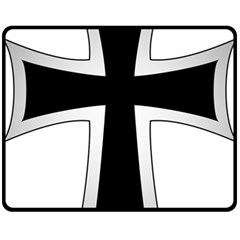 Cross Of The Teutonic Order Fleece Blanket (medium)  by abbeyz71