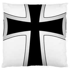 Cross Of The Teutonic Order Large Cushion Case (one Side) by abbeyz71