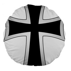 Cross Of The Teutonic Order Large 18  Premium Round Cushions by abbeyz71