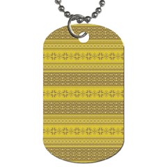 Pattern Dog Tag (two Sides) by Valentinaart